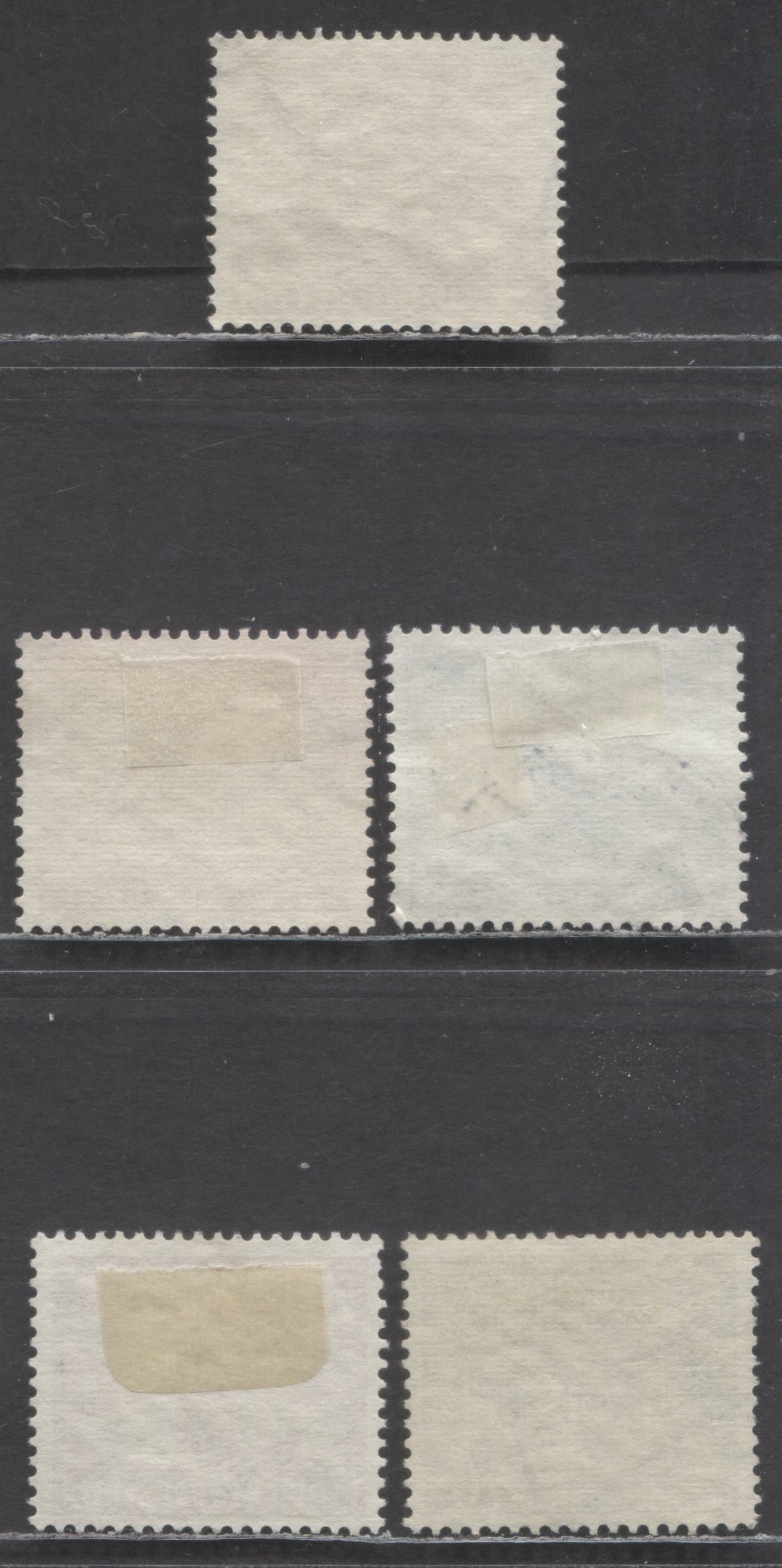 Lot 298B Germany-Berlin SC#9N101-9N102, 9N108-9N110 (Mi#112-113,121-123) 1953 Definitives Re-Issue, 5 Very Fine Used Singles, Click on Listing to See ALL Pictures, Estimated Value $25 USD