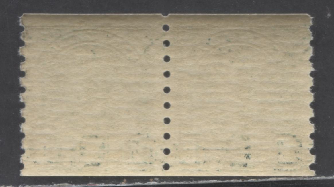 Canada #179 1c Dull Green King George V, 1930-1931 Arch/Leaf Coil Issue, A FNH Coil Pair