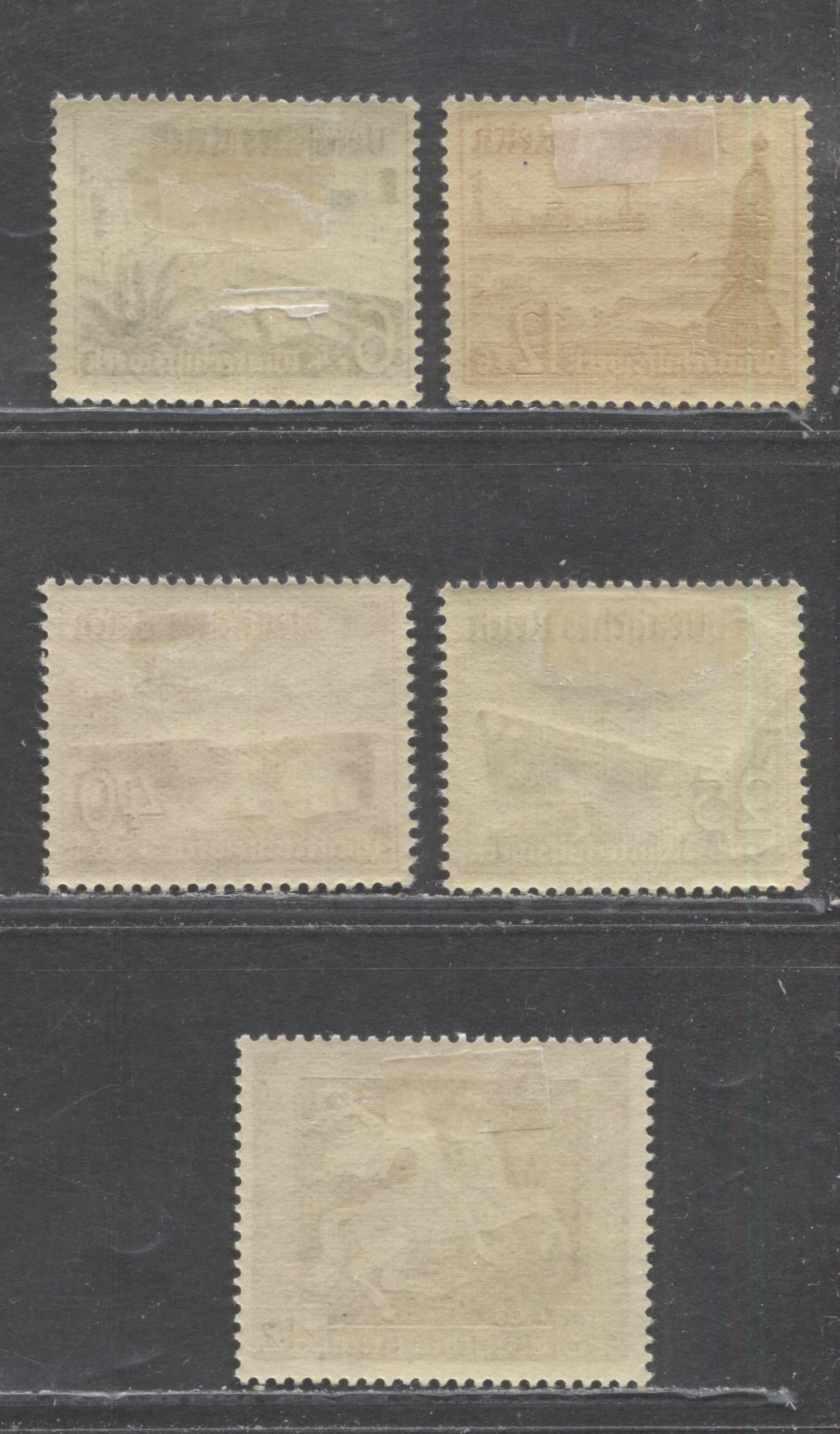 Germany SC#B123/B172 1938 Castle - Blue Ribbon Race Semi Postals, 10 Very Fine Used Singles, Click on Listing to See ALL Pictures, 2022 Scott Classic Cat. $31.55