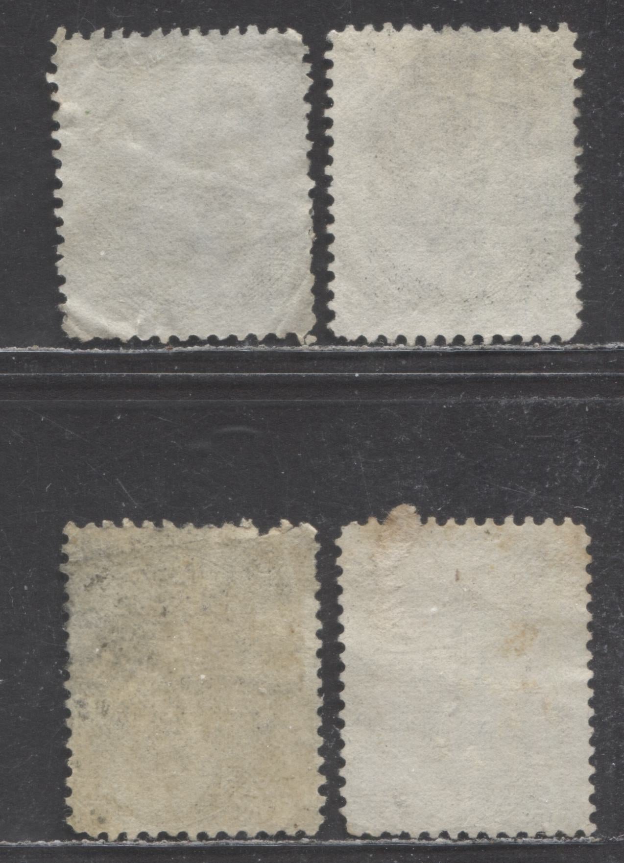 Lot 45 United States Of America #73 2c Black & Grey Black Andrew Jackson, 1861-1866 Civil War Issue, 4 Fair - Good Used Singles All With Cork Cancels