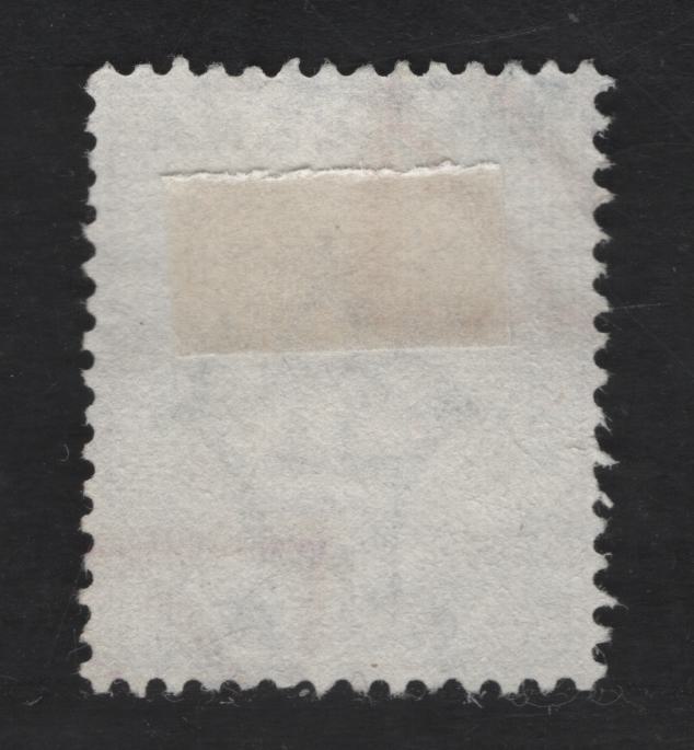 St. Helena SC#46 10d Brown Queen Victoria, 1890-1897 Queen Victoria Issue, A VF Used Single, Perf 14, Crown CA Wmk, Remainder Cancel, With Fake Black Cancel Applied
