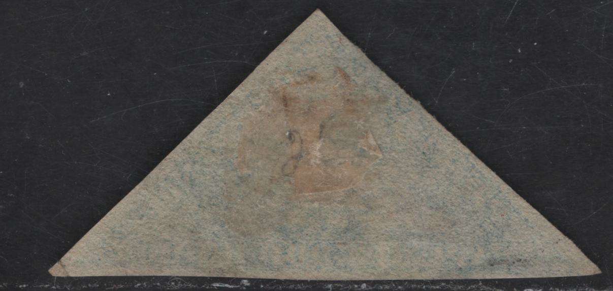 Cape Of Good Hope SG#4e 4d Bright Blue Hope, 1853 Hope Issue, A Good Used Single, Two & a Quarer Margins, 1 Full, White Paper, Die B
