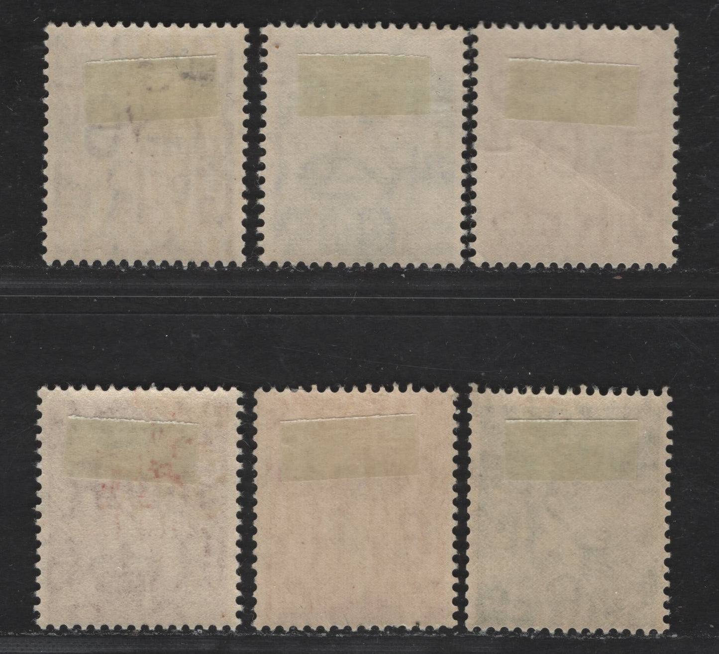 Great Britain SG#462-467 1/2d - 3d Green - Violet King George VI, 1937-1947 KGVI Issue, 6 F/VFOG Singles, Wmk 127, Perf 15x14