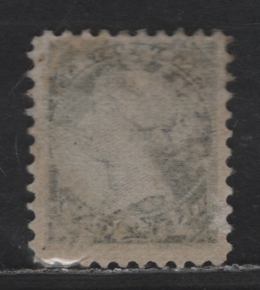Lot 191 Canada #34 1/2c Jet Black Queen Victoria, 1870-1893 Small Queen Issue, A VFPOG Single, Early Second Ottawa Paper Type E (2O-E, Medium Horizontal Mesh Porous Paper), Likely Between 1889-1893, Perf 12x12.1