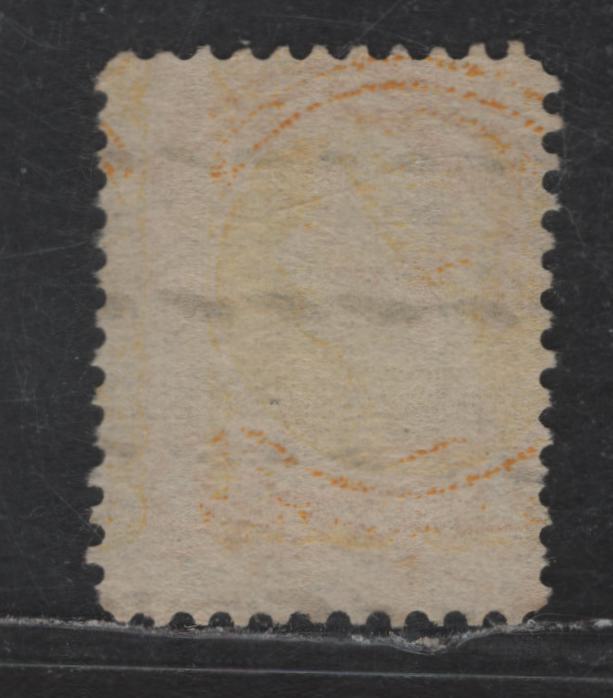Lot 221 Canada #35xx 1c Deep Bright Yellow Queen Victoria, 1870-1893 Small Queen Issue, A Fine Used Single, Mid Second Ottawa Printing, Paper Type 2O-B (See Body), Perf 12x11.9