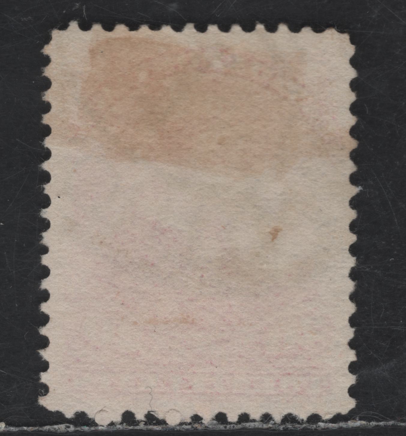 Lot 315 Canada #46 20c Vermilion Queen Victoria, 1870-1897 Small Queen Issue, A VF Used Single Late Second Ottawa Printing On Soft, Porous Horiziontal Wove With Fine Mesh & Smooth Finish (2O-I), Perf. 12