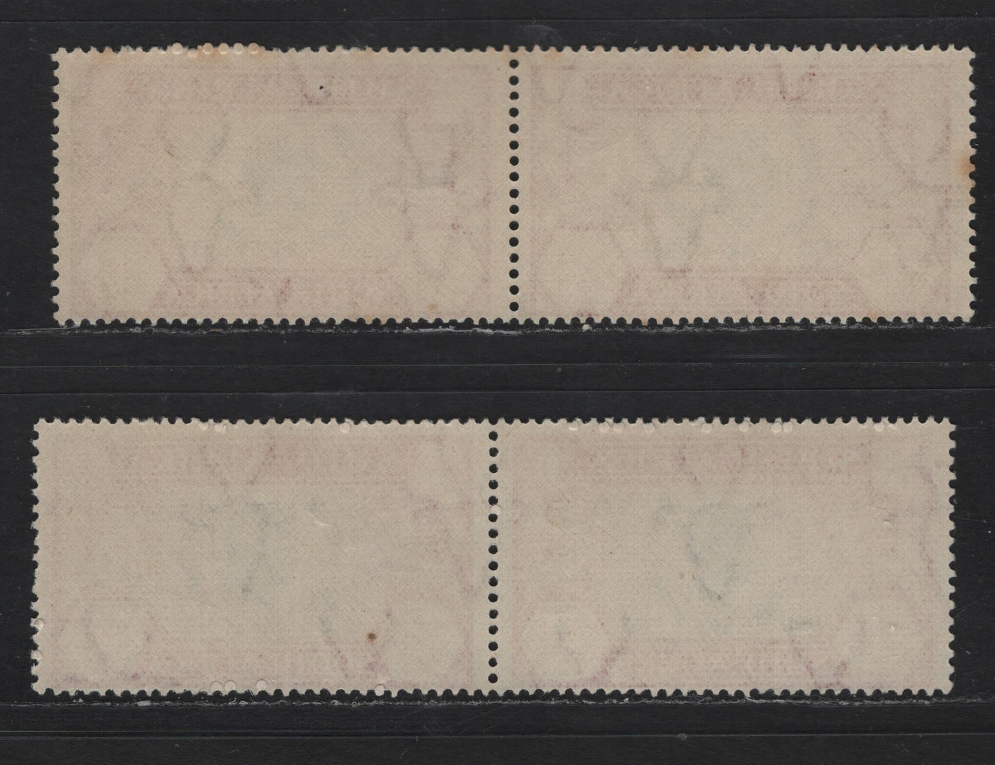 Lot 262 South Africa SC#69 1d Carmine Rose & Deep Carmine Rose King George V, 1935 Silver Jubilee Issue, 2 FNH Pairs