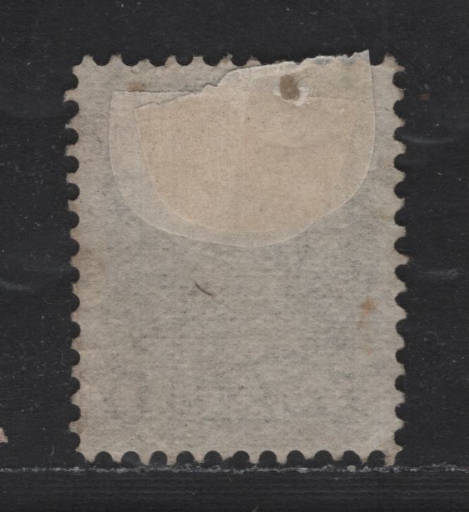 Lot 292 Canada SC#38 5c Slate Green Queen Victoria, 1870-1893 Small Queen Issue, A FOG Single, Perf 12x12.1, LM-A Paper, No Dot