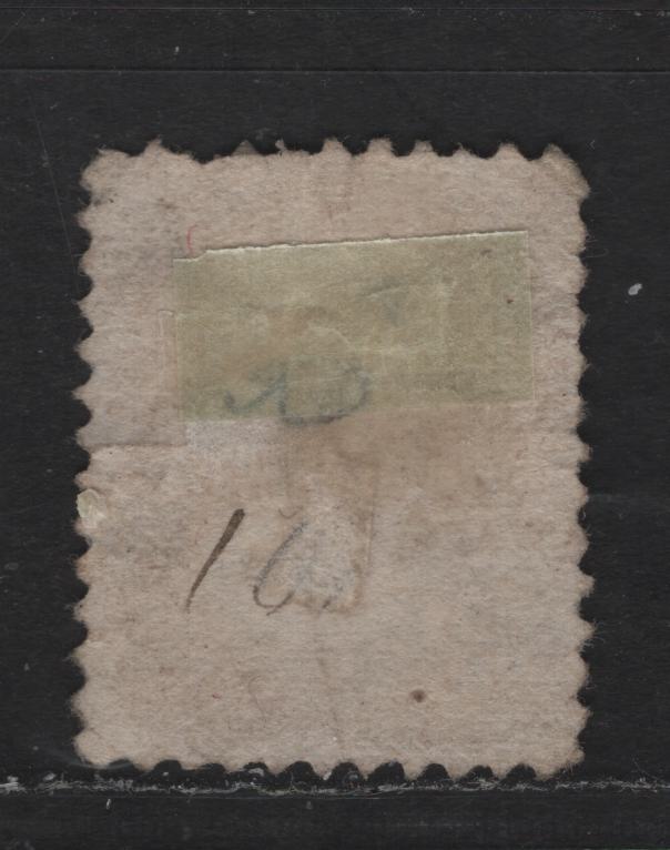 Lot 329 Canada #39b 6c Yellow Brown Queen Victoria, 1870-1897 Small Queen Issue, A Good Used Single Mid-Montreal Printing, Perf. 11.75 x 12 On Paper Type MM-A