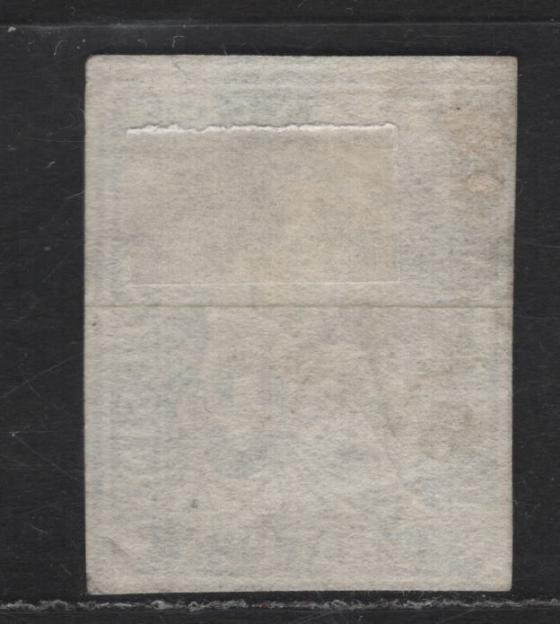 Lot 260 Switzerland SC#37c 10r Dark Blue Struebed, 1858-1862 Struebed Issue, A Fine Used Single, Rough Impression, Green Silk Thread, Medium Paper, Two Full Margins, Rest Just Touching