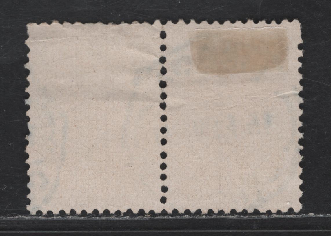 Lot 190 Portugal SC#487A 1.60e on 2c Slate Green Ceres, 1928-1929 Surcharged Issue, A Very Good Used Pair, Glazed Paper, Small Internal Wrinkle