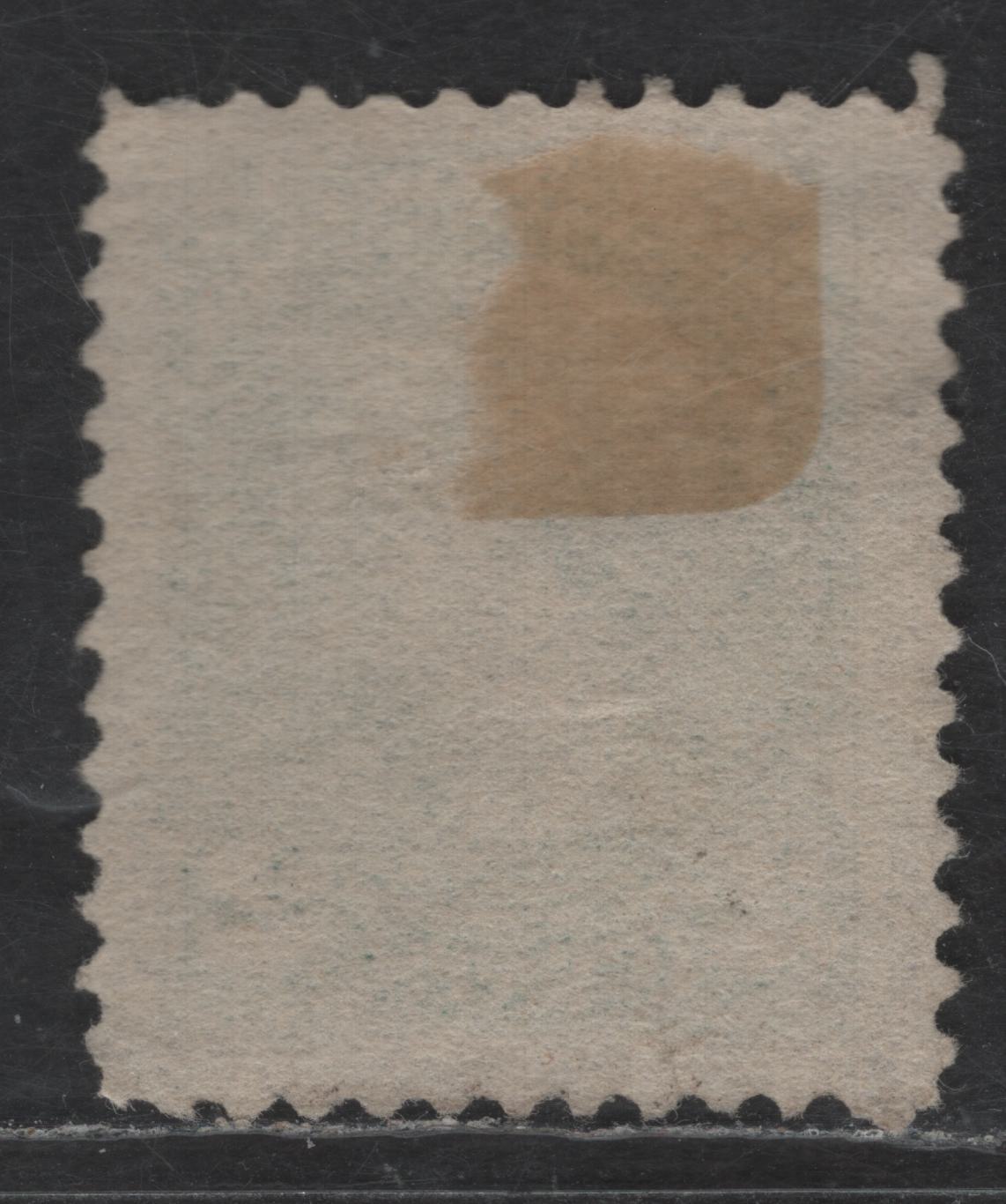 Lot 364 Canada SC#36 2c Pale Dull Green Queen Victoria, 1870-1893 Small Queen Issue, A Very Fine Used Single, Early Second Ottawa Printing, Grayish Newsprint (2O-C) Paper, Perf 12 With Very Worn Impression