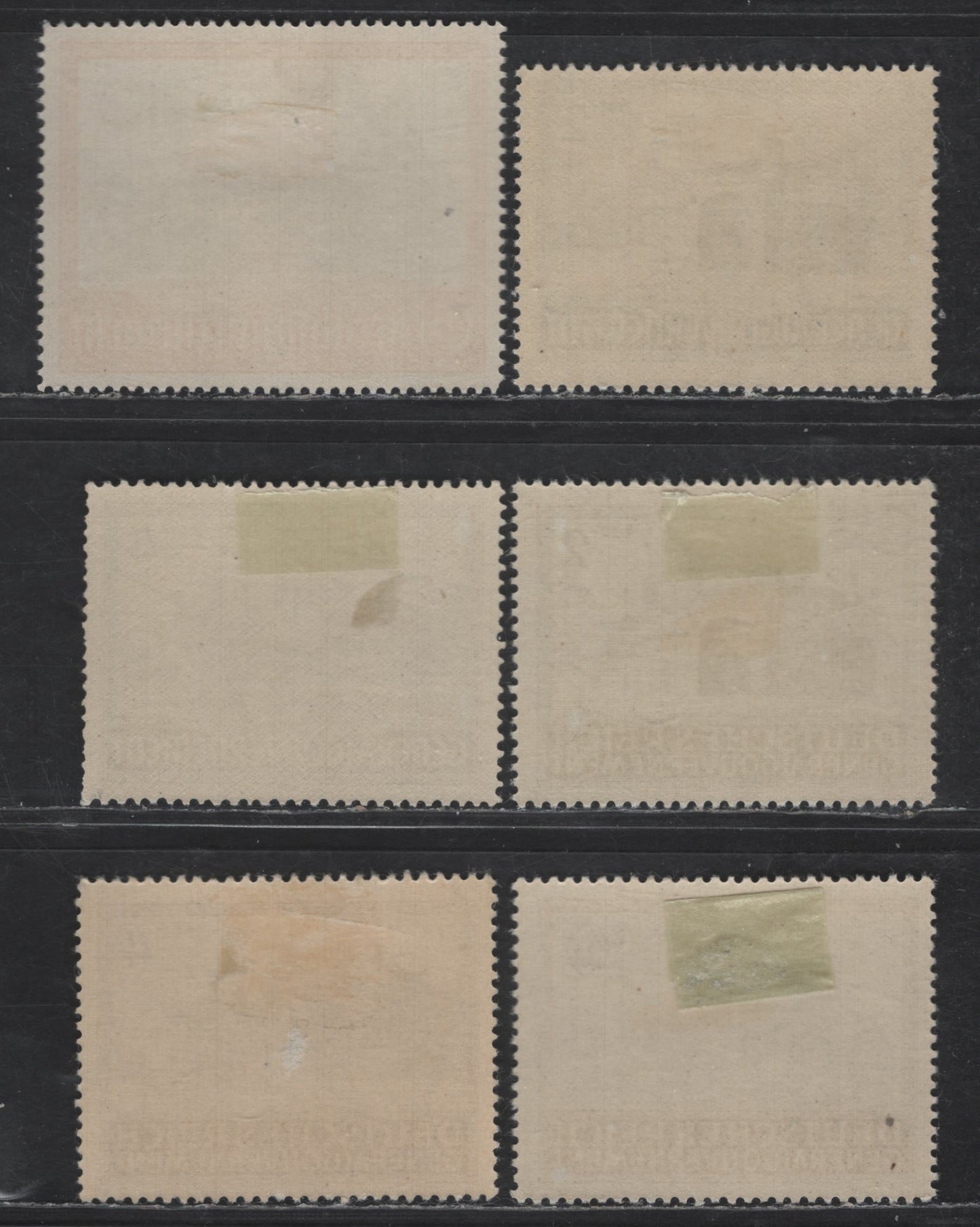 Lot 133 Poland - German Occupation SC#N73-N75, N100-N101, N103 10z Red & Olive Black - Orange Brown & Gray Black Monastary Views & Castles, 1941 Pictorial Issue, 6 F/VFOG Singles