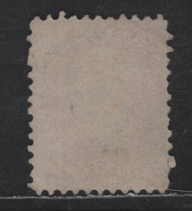 Lot 292 Canada #37a 3c Rose Queen Victoria, 1870-1893 Small Queen Issue, A Very Good Used Single, First Ottawa Printing, Paper FO-A, Perf 11.9x12, Position Dot