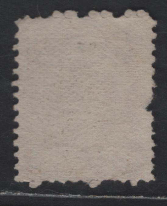 Lot 298 Canada #37b 3c Copper Red Queen Victoria, 1870-1893 Small Queen Issue, A Very Good Used Single, First Ottawa Printings, Paper FO-I, Perf 12, One Pulled Perf At Left, Position Dot