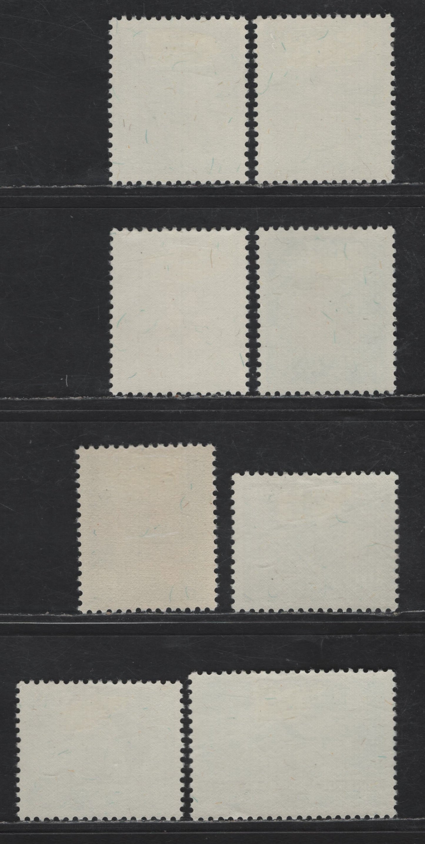 Lot 311 Ceylon SG#420-421, 423-426, 428, 435 3c - 2r Black & Slate Violet - Blue & Deep Brown Pictorial, 1951-1954 Pictorial Issue, 8 VFOG Singles