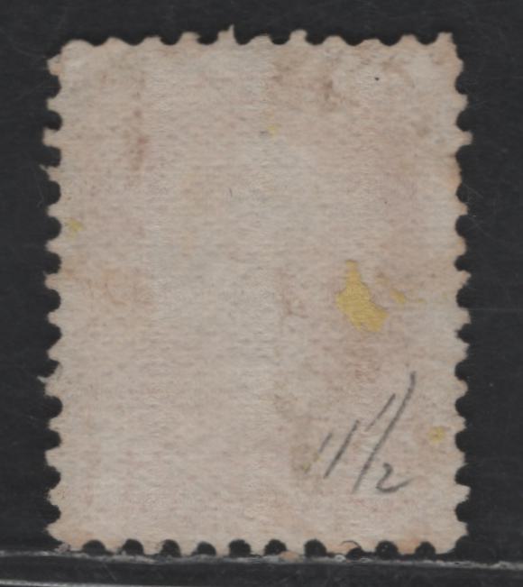 Lot 323 Canada #37ii 3c Dull Red Queen Victoria, 1870-1893 Small Queen Issue, A Fine Used Single, Mid Montreal Printing, Paper MM-B, Perf 11.75x12, Position Dot