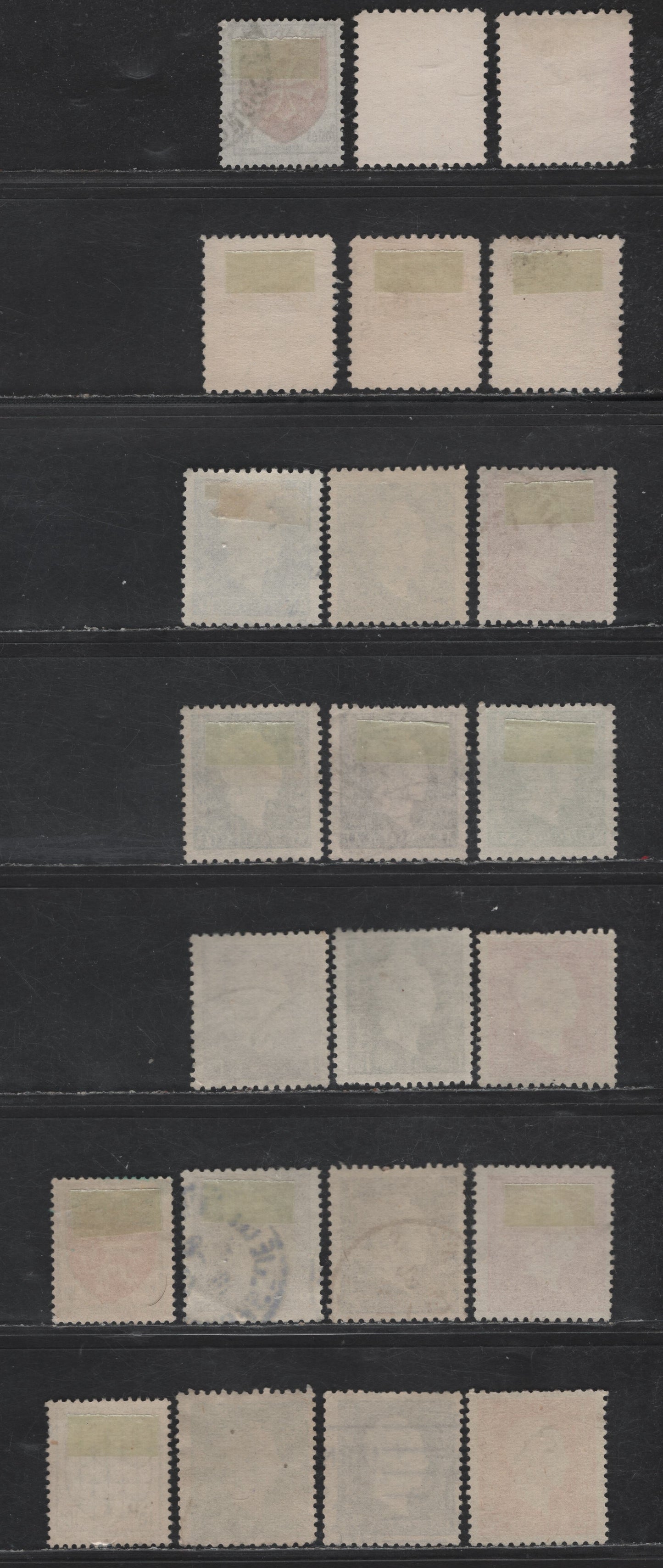 Lot 297 France #460/519 5fr Blue, Yellow & Red - 5fr Bright Orange,1943 Arms Definitives - 1944-45 Engraved Mariame Definitive Issues,23 F & VF Used Singles