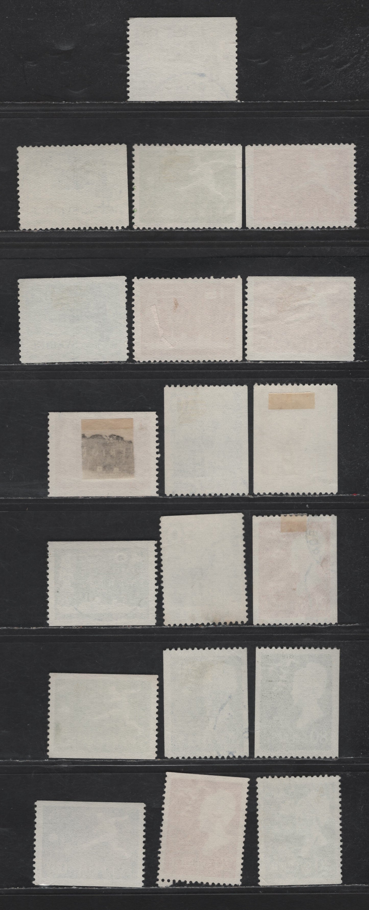 Lot 368 (C) Sweden #518-536 30 ore Blue - 30 ore Blue, 1958 Helicopter Mail Service - 1958 Selma Lagerlof Issues, 19 Very Fine Used Singles