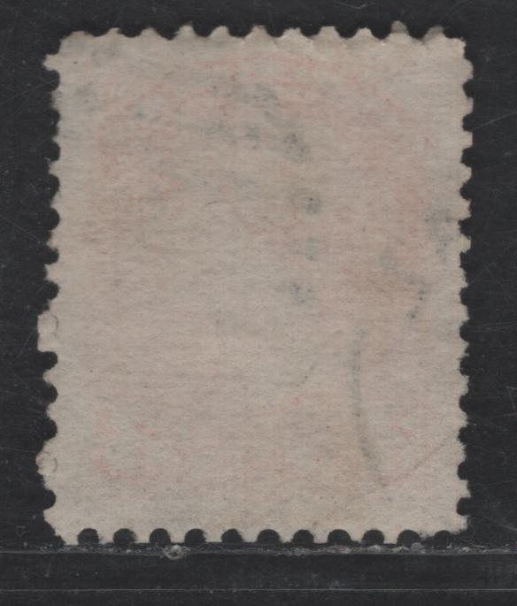 Lot 419 Canada SC#37iii 3c Orange Red Queen Victoria, 1870-1893 Small Queen Issue, A Very Fine Used Single, Mid Montreal Printing, Paper MM-P, No Pos. Dot