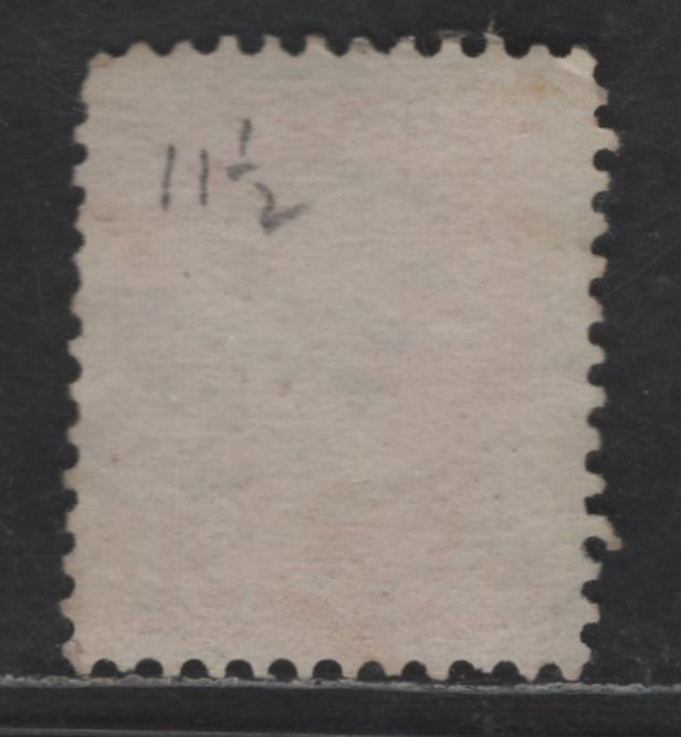 Lot 426 Canada SC#37iii 3c Bright Reddish Orange Queen Victoria, 1870-1893 Small Queen Issue, A Fine Used Single, Mid Montreal Printing, Paper MM-H, No Pos. Dots, Perf 11.75x12, Scarcer Types