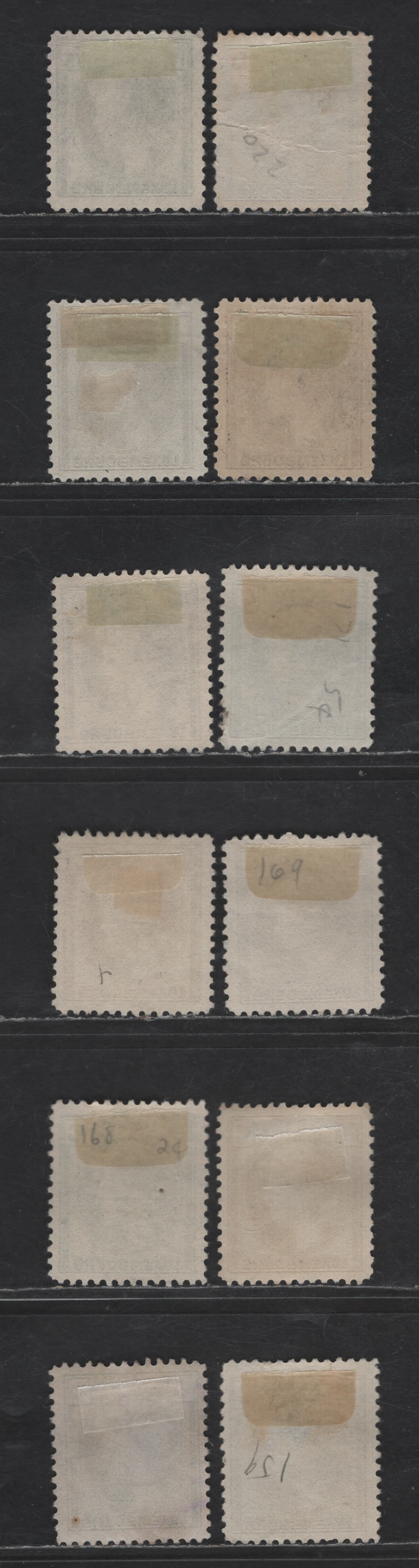 Lot 193 Luxembourg SC#159-160, 164, 168-171, 173, 175, 178, 182, 184 5c - 1.5fr Dark Violet - Deep Blue Grand Duchess Charlotte, 1926-1935 Grand Duchess Charlotte Issue, 12 Very Fine Used Singles, Perf 12