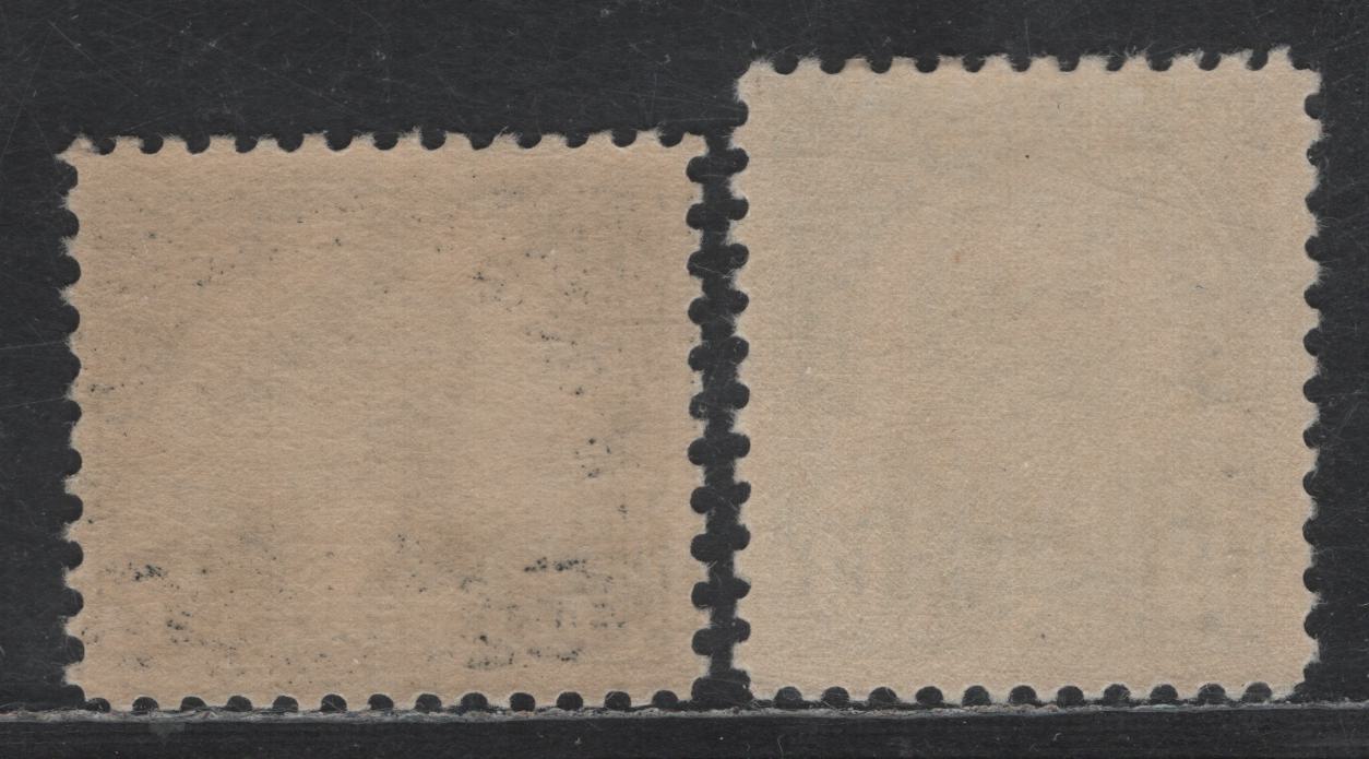Lot 446 United States SC#622-623 13c - 17c Green & Black Benjamin Harrison -Woodrow Wilson, 1922-1925 Presidents Issue, 2 VFOG Singles, Perf 11