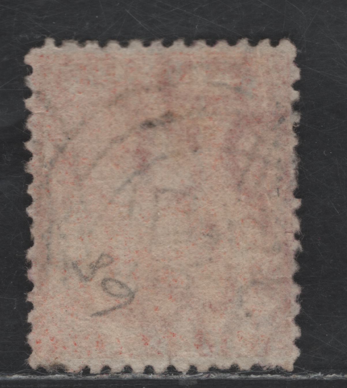 Lot 14 (C) Barbados SG#68x 4d Deep Red Britannia, 1875-1881 Britannia Issue, A Very Fine Used Single, Crown CC Reversed Wmk