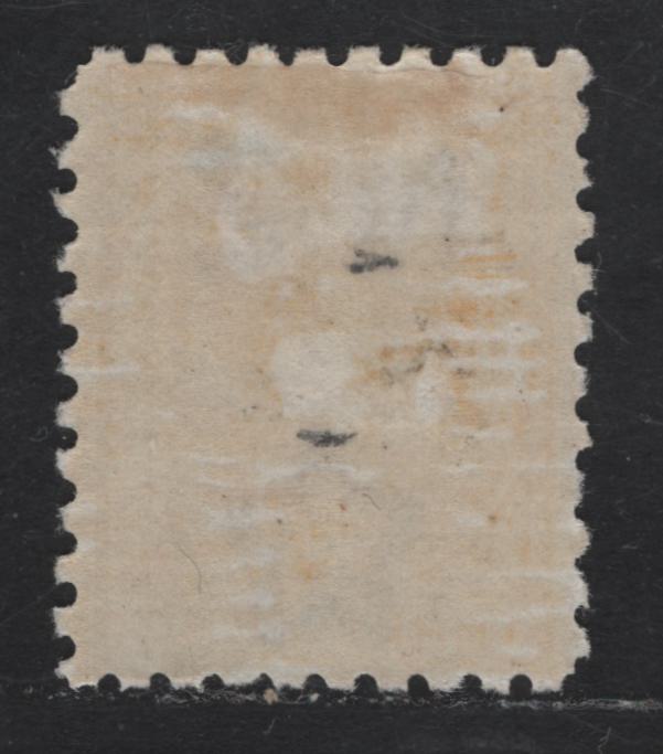 Lot 172 New Zealand SG#221 3d Pale Orange Yellow Queen Victoria, 1891-1895 Second Queen Victoria Sideface Issue, A FOG Single, Perf 10, Wmk 12b, Vertical Mesh Paper