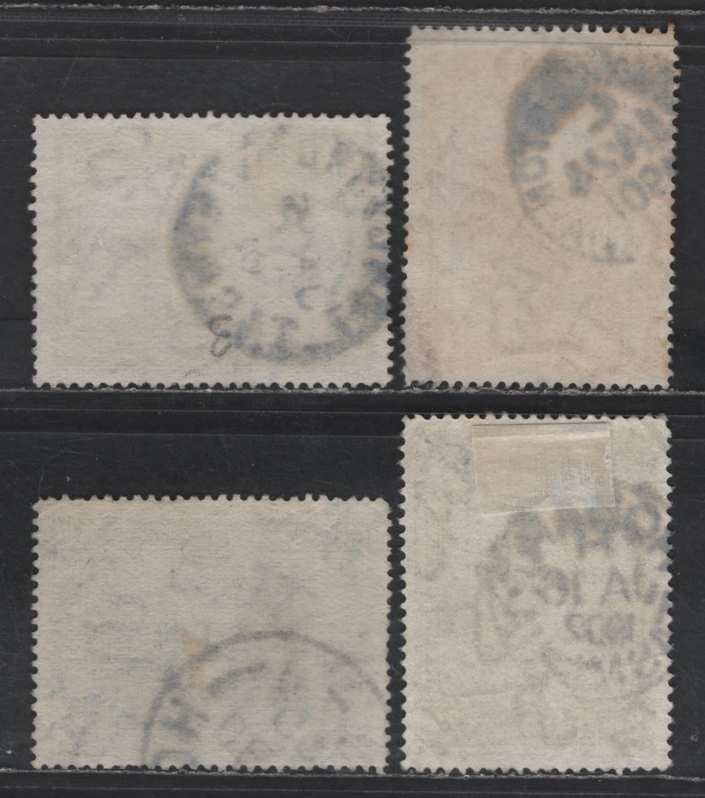 Lot 256 (C) Tasmania SG#229-232 1/2d - 2.5d Deep Green - Indigo Lake Marion - Tasman's Arch, 1899-1900 Pictorial Issue, 4 Fine/Very Fine Used Singles