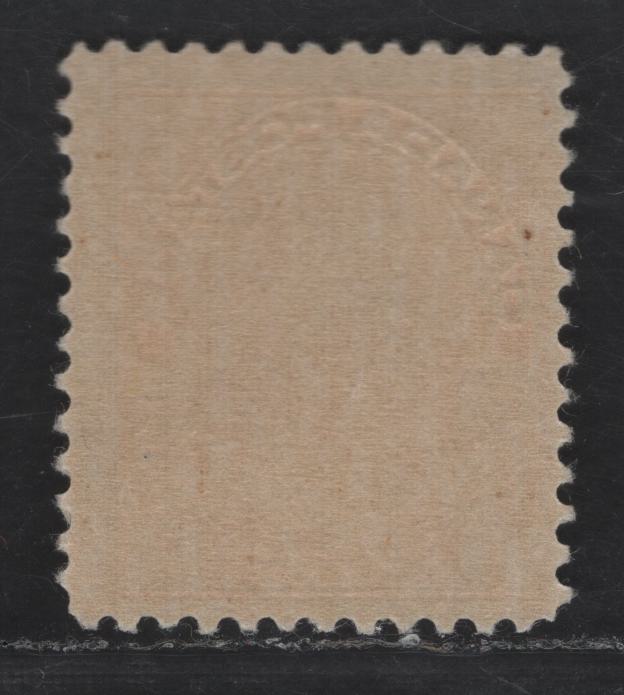 Lot 301 Canada #105d 1c Orange Yellow King George V, 1911-1928 Admiral Issue, A FNH Single, Die 2, Dry Printing, Re-Drawn Frameline Streaky Gum