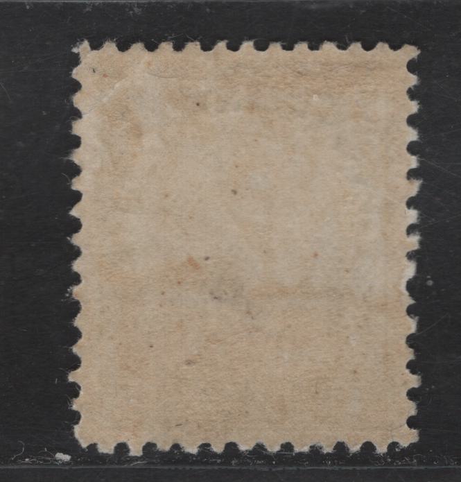 Lot 324 Canada #111 5c Dark Blue King George V, 1911-1928 Admiral Issue, A VGOG Single, Normal Frameline, VF Centering But Deep Crease At Upper Right