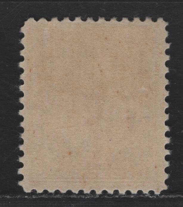 Lot 354 Canada #118 10c Ochre Brown King George V, 1911-1928 Admiral Issue, A FOG Single, Dry Printing, Retouched Frameline, Streaky Gum