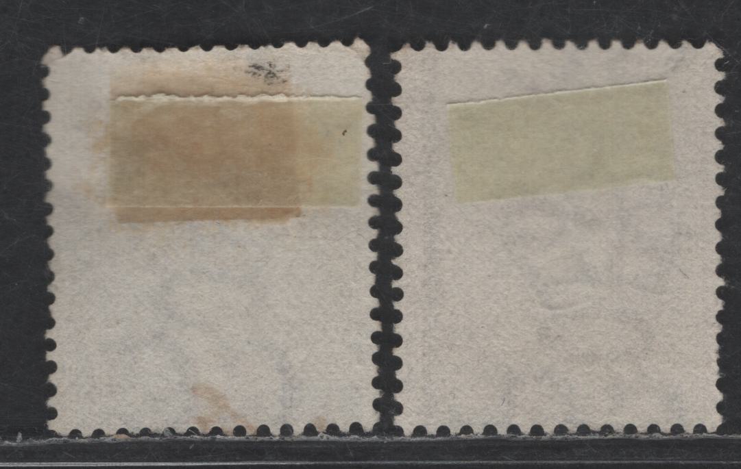 Lot 53 Bermuda SG#19 1/2d Stone & Deep Stone Queen Victoria, 1880 Queen Victoria Keyplate Issue, 2 Fine/Very Fine Used Singles