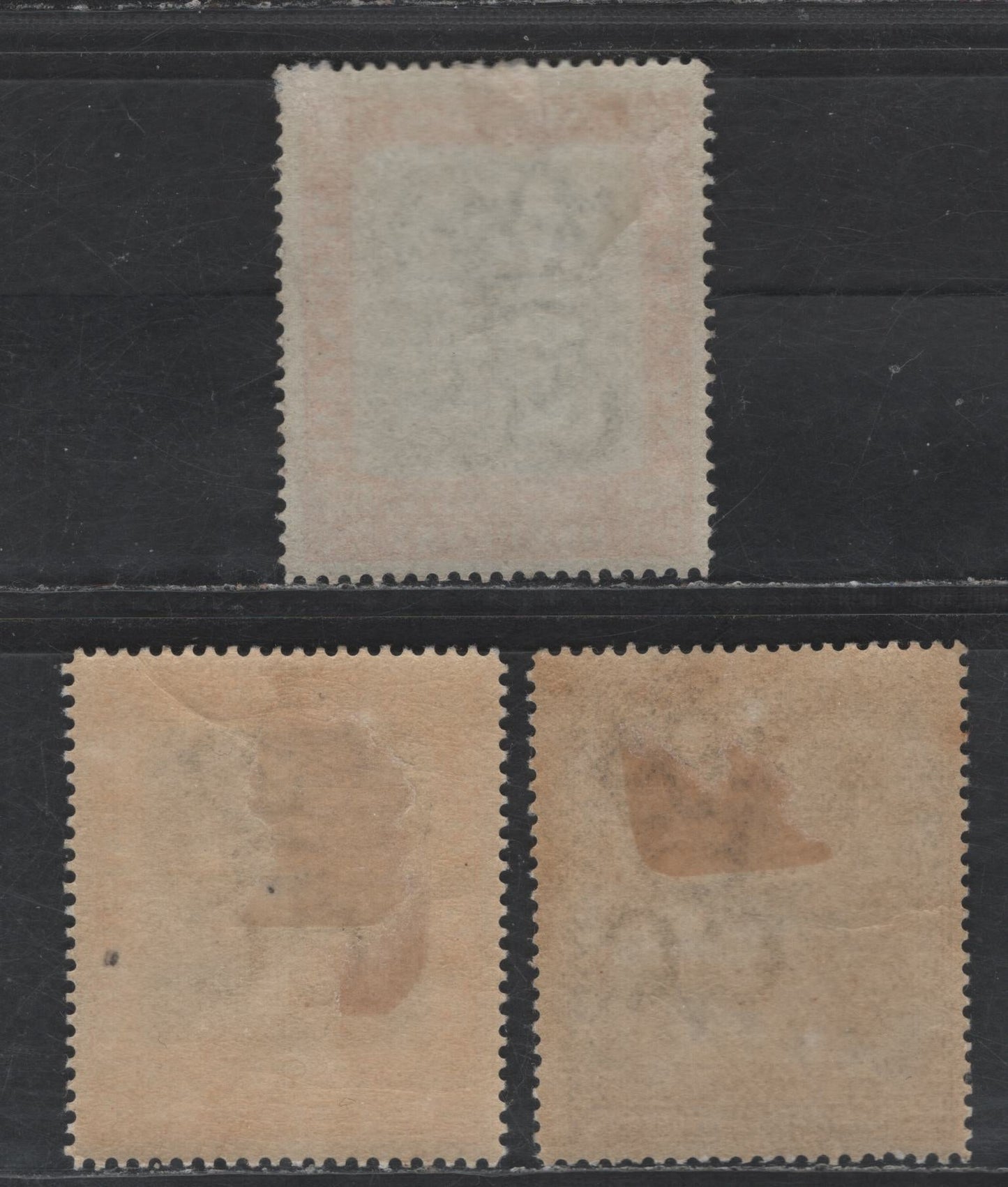 Lot 113 Barbados SG#147-149 1d - 25d Black & Red - Black & Ultramarine Nelson, 1906 Nelson Centenary Issue, 3 F/VFOG Singles, Crown CC Wmk, 1d & 25d Are On Thinner Transluscent Paper, 2d On Thick Opaque Paper