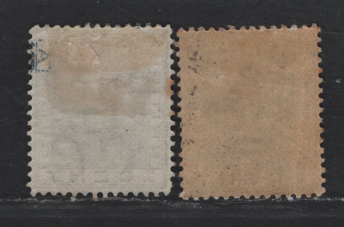 Lot 131 (C) British Guiana SG#126, 170 1c Slate Badge of the Colony, 1876-1882 Badge of the Colony Issues, 2 F/VFOG Singles