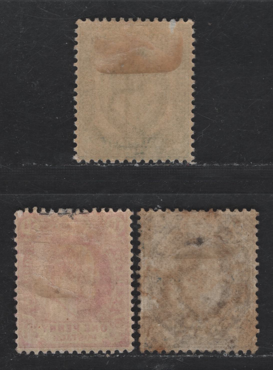 Lot 144 Cape Of Good Hope SG#70-72 1/2d - 2d Green - Deep Brown King Edward VII, 1902-1904 King Edward VII Issue, 3 F/VFOG Singles