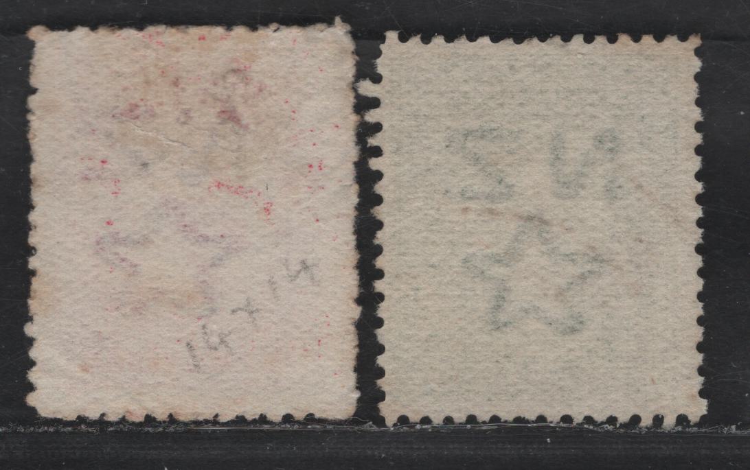 Lot 284 (C) New Zealand SG#376, 377a 1/2d - 6d Yellow Green - Carmine Pink Mount Cook - Brown Kiwi, 1907-1908 Re-Engraved Pictorials, 2 Fine Used Singles, Line Perf 14 & Comb 14x13.5