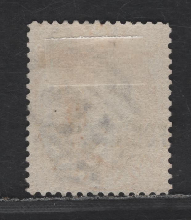 Lot 312 (C) St. Lucia SG#27 4d yellow Arms, 1882-1884 Surcharged Issue, A Fine Used Single, Crown CA Wmk, Perf 14