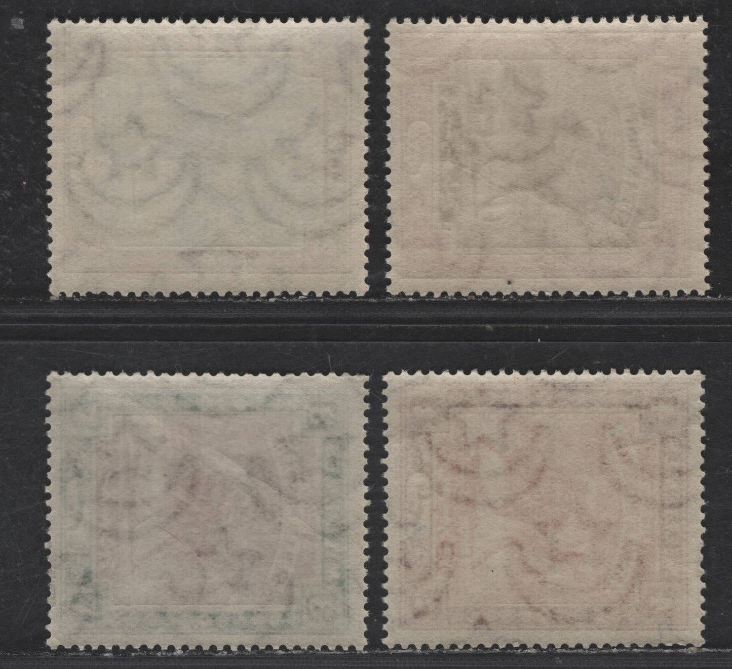 Lot 328 Sudan SG#18-21 1m - 4m Brown & Carmine - Vermillion & Orange Brown Arab Postman, 1902-1921 Arab Postman Issue, 4 F/VFNH Singles, Multiple Star & Crescent Wmk
