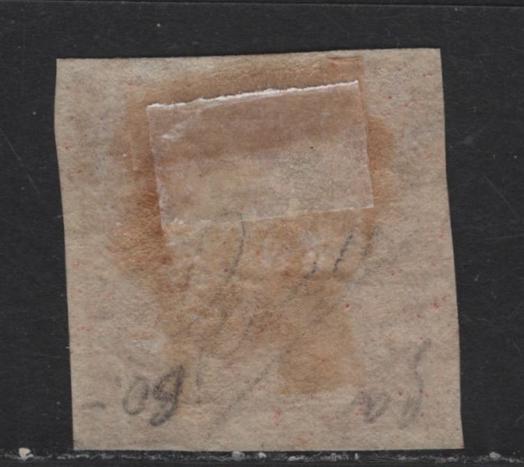 Lot 9 Newfoundland #19 5d Reddish Brown Flowers, 1861-1862 3rd Pence Issue, A FOG Single