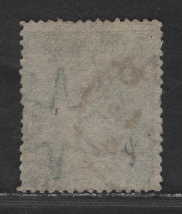 Lot 98 Barbados SG#58 1/2d Deep Green Britannia, 1873 Britannia Issue, A Fine Used Single, Perf 145x155, Large Star Wmk, Clean Cut