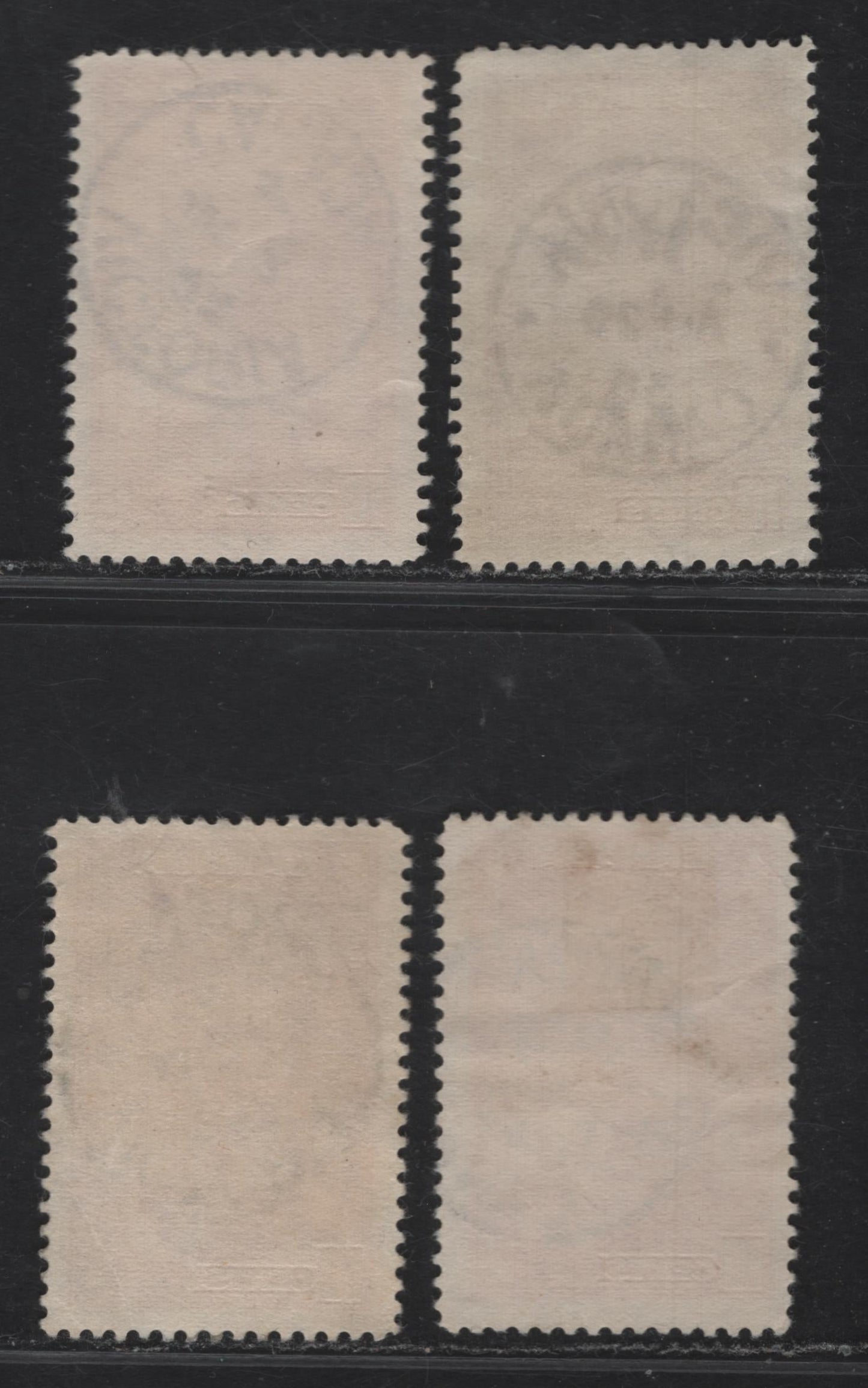 Lot 339 Canada #241, 241a 10c Carmine, Deep Carmine, Bright Carmine, Bluish Carmine Rose Memorial Chamber, 1938 Pictorial Issue, 4 F & VF Used Singles CDS SON Dated Used Examples , All With 1938, 1940, 1941&1942 Cancels. Paper Types CBN-B, CBN-A & CBN-E