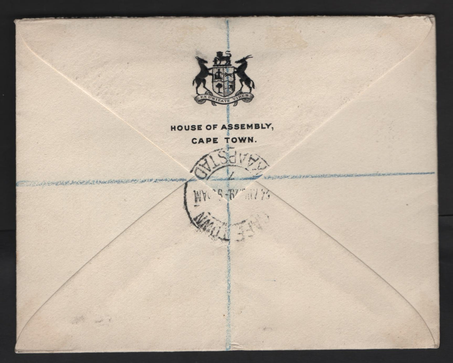 Lot 146 (C) South Africa SG#O9, 41 1/- Orange - Orange & Green Orange Tree - Airmail, 1929 Pictorial - Airmail Issues, A Very Fine Used Cover, Franked With 2 Singles, Local Registered Airmail Cover to Johannesburg Chief Magistrate