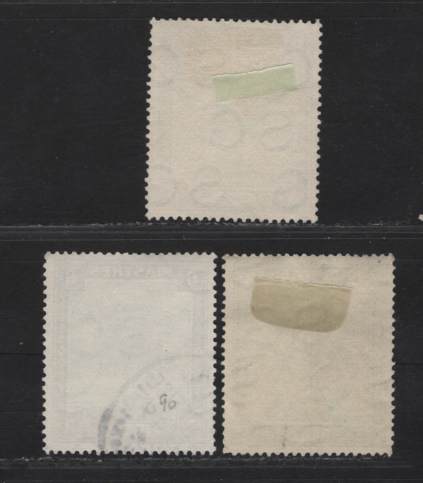Lot 180 Sudan SG#45b, 45c 6p - 8p Greenish Blue & Black - Blue Green & Black Arab Postman, 1927-1941 Arab Postman Keyplates, 3 Very Fine Used Singles, Chalky Paper, Multiple SG Wmk