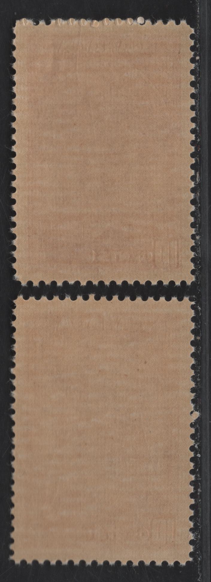 (C) Canada #241, 241a 10c Deep Carmine, Perf 11.9 On Paper/Gum Type CBN-C & 10c Rose Carmine On Paper Type CBN-A, Perf 11.9x12,1938 Pictorial Issue, 2 VFNH Singles