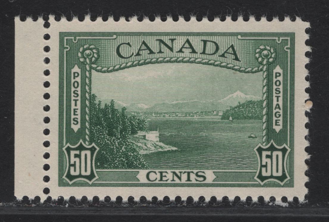 (C) Canada #243 20c Lake Brown Fort Garry Gate, 1938 Pictorial Issue, A VFNH Single On Paper/Gum Type CBN-S