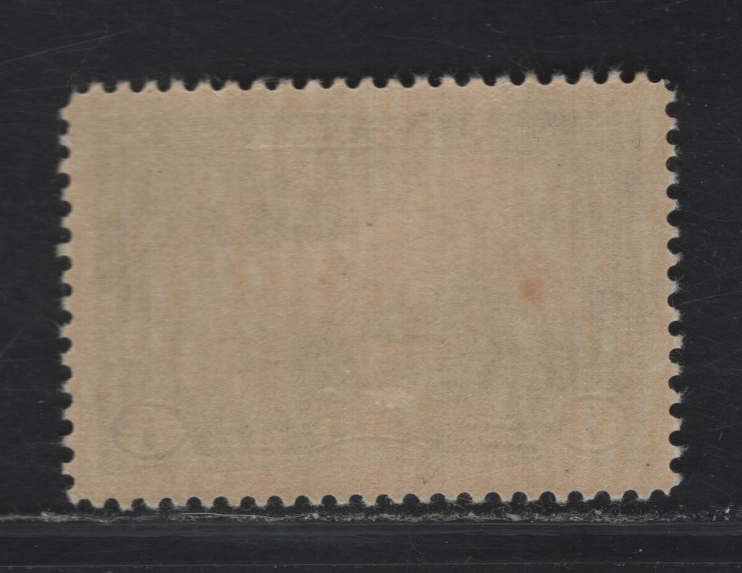 Lot 303 Canada #C6 6c Dull Blue Monoplane Over Mackenzie River, 1938 Airmail Issue, A VFOG Single, CBN-Z Paper/Gum, Perf 11.95x11.9, Very Small Stain Above Mountain At Left, Good Reference Example & Well Centered.
