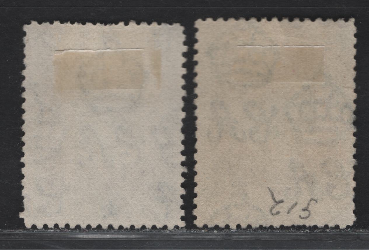Lot 199 Northern Rhodesia SG#12-13 2/6d - 3/- Black & Green - Violet & Blue King George V, 1925-1929 KGV River Scene Issue, 2 Fine Used Singles, 2/6 Has A Small Wrinkle At Top