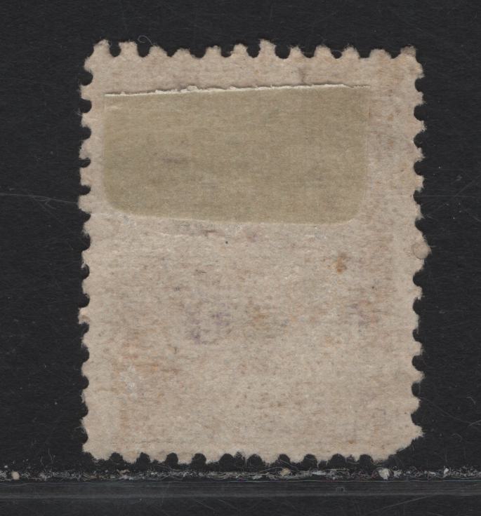 Lot 290 (C) Canada #95 50c Purple King Edward VII, 1903-1908 King Edward VII Issue, A Good Used Single, Paper ABN-B, 17.25x21.25mm, Rounded Corner.